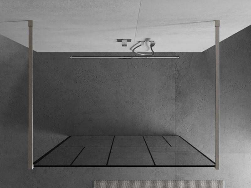 Ścianka prysznicowa Mexen Kioto czarny wzór 120x200 cm 1 szt.