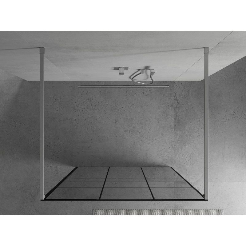 Ścianka prysznicowa Mexen Kioto czarny wzór 120x200 cm  800-120-002-01-77 1 szt.