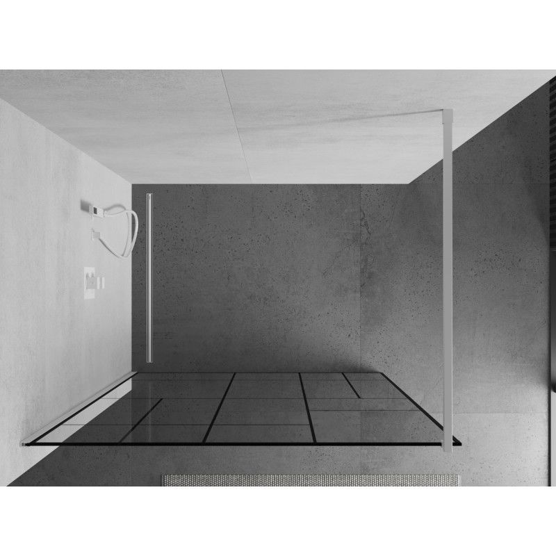 Ścianka prysznicowa Mexen Kioto czarny wzór 120x200 cm  800-120-101-20-78 1 szt.