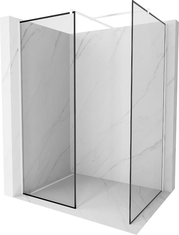 Ścianka prysznicowa Mexen Kioto czarny wzór 130x70 cm  800-130-202-20-70-0701 szt.