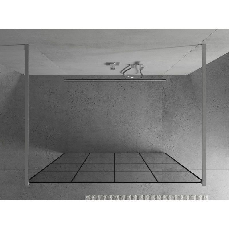 Ścianka prysznicowa Mexen Kioto czarny wzór 150x200 cm  800-150-002-01-77 1 szt.