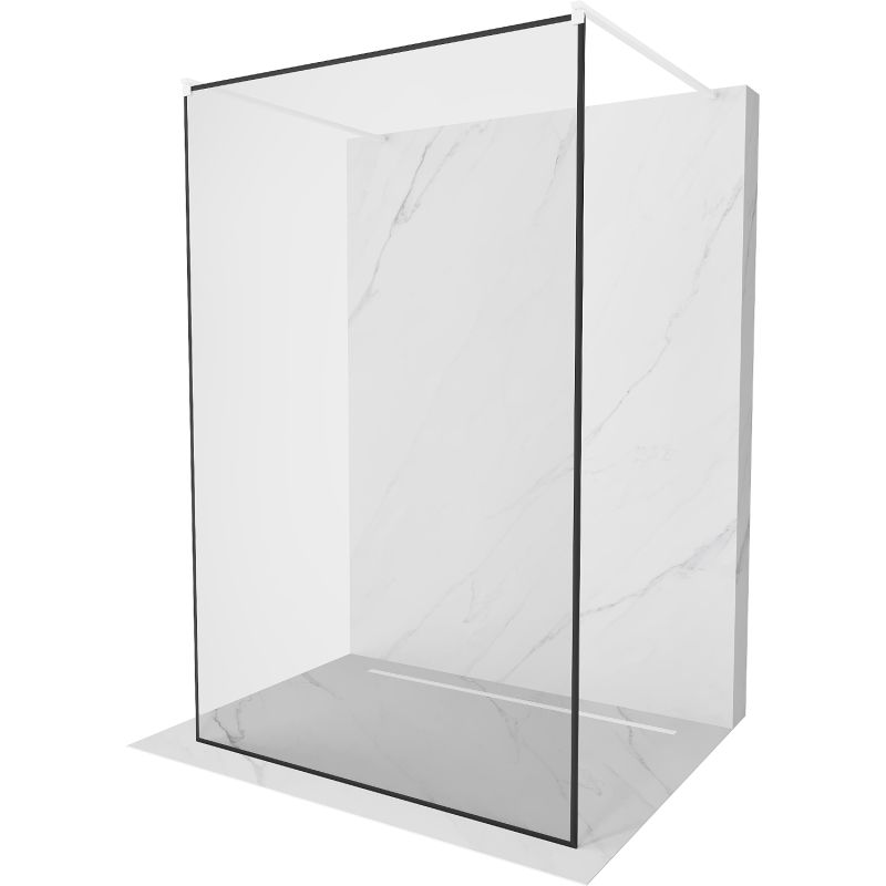 Ścianka prysznicowa Mexen Kioto czarny wzór 150x200 cm  800-150-002-20-70 1 szt.