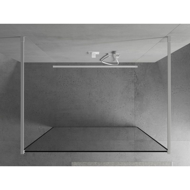 Ścianka prysznicowa Mexen Kioto czarny wzór 150x200 cm  800-150-002-20-70 1 szt.