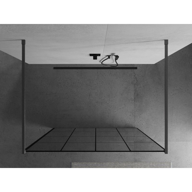 Ścianka prysznicowa Mexen Kioto czarny wzór 160x200 cm  800-160-002-66-77 1 szt.
