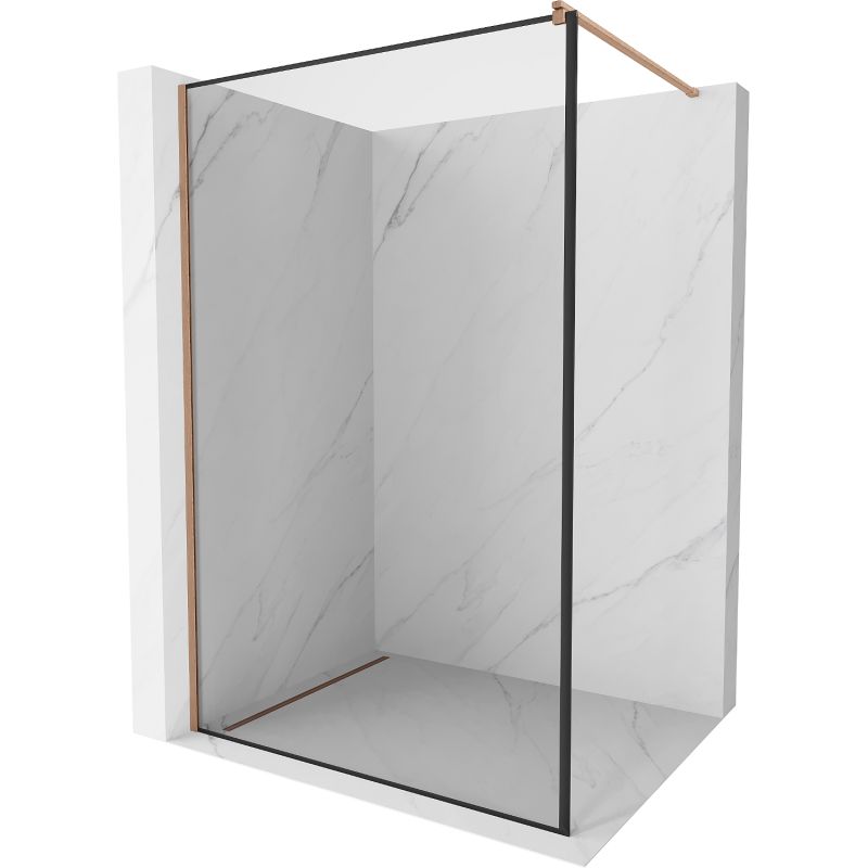 Ścianka prysznicowa Mexen Kioto czarny wzór 60 x 200 cm  800-060-101-65-70 1 szt.