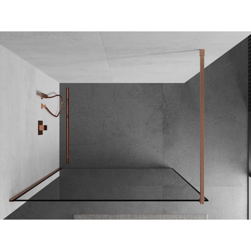 Ścianka prysznicowa Mexen Kioto czarny wzór 60 x 200 cm  800-060-101-65-70 1 szt.