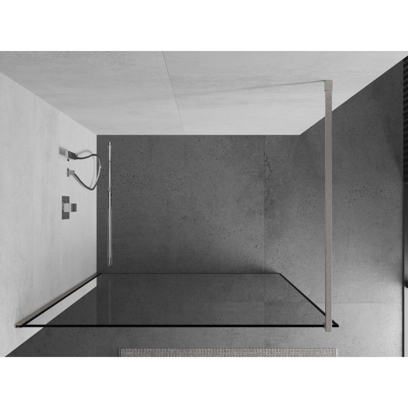 Ścianka prysznicowa Mexen Kioto czarny wzór 70 x 200 cm 1 szt.