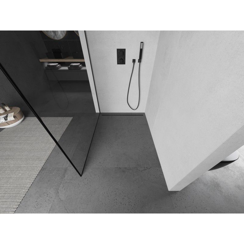 Ścianka prysznicowa Mexen Kioto czarny wzór 70 x 200 cm  800-070-101-66-70 1 szt.