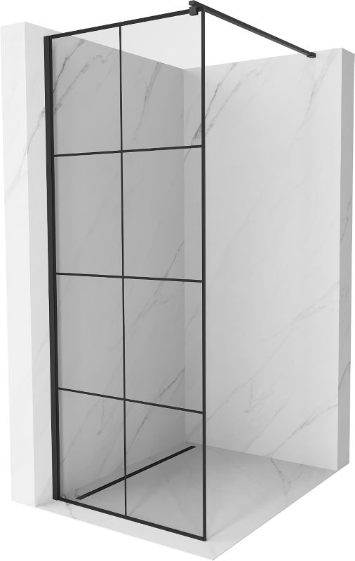 Ścianka prysznicowa Mexen Kioto czarny wzór 70 x 200 cm 800-070-101-70-77 1 szt.