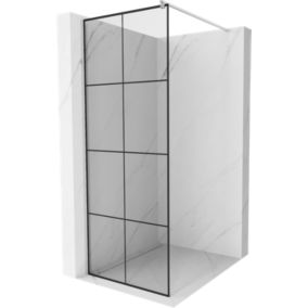 Ścianka prysznicowa Mexen Kioto czarny wzór 70x200 cm 800-070-101-01-77 1 szt.