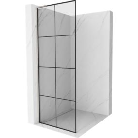 Ścianka prysznicowa Mexen Kioto czarny wzór 70x200 cm  800-070-103-97-77 1 szt.