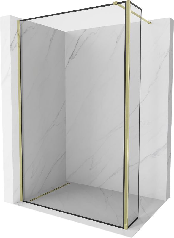 Ścianka prysznicowa Mexen Kioto czarny wzór 90 x 30 cm  800-090-212-50-70-030 1 szt.