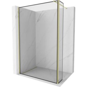 Ścianka prysznicowa Mexen Kioto czarny wzór 90 x 40 cm  800-090-212-50-70-040 1 szt.