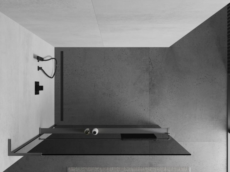 Ścianka prysznicowa Mexen Kioto+ grafit 80x200 cm  800-080-123-66-401 szt.