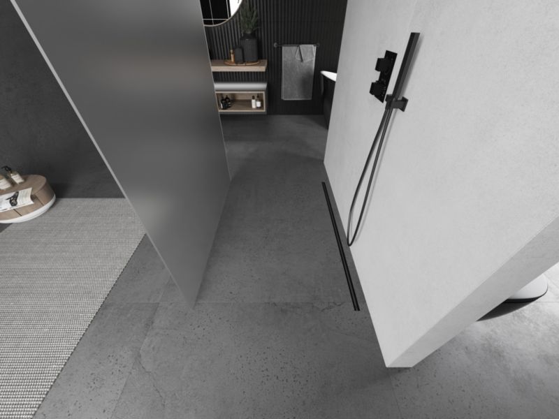 Ścianka prysznicowa Mexen Kioto gun gray 100x200 cm  800-100-002-66-30 1 szt.