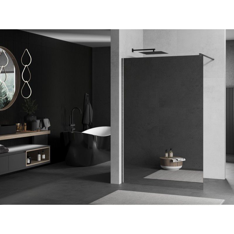 Ścianka prysznicowa Mexen Kioto gun gray 100x200 cm  800-100-101-66-50 1 szt.