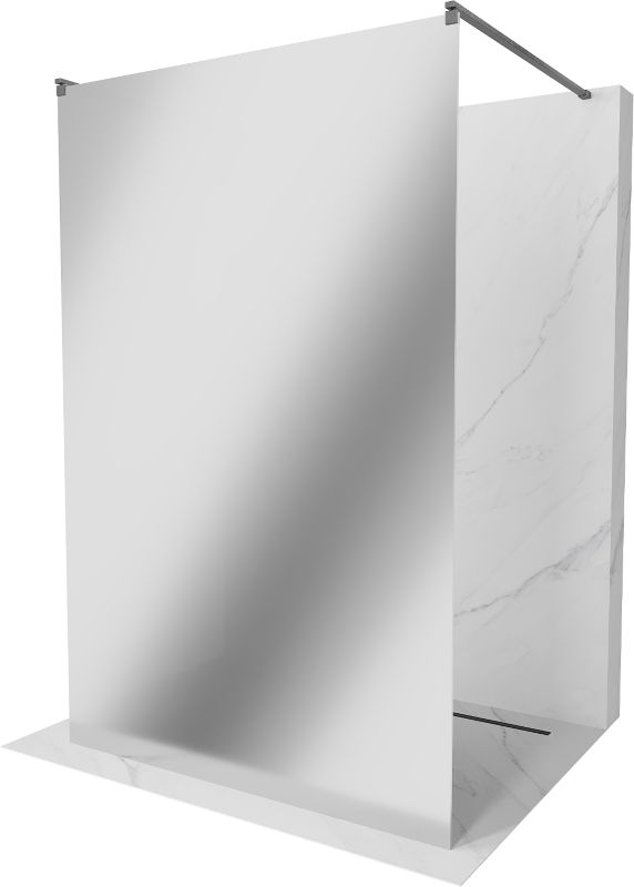 Ścianka prysznicowa Mexen Kioto gun gray 120x200 cm 1 szt.