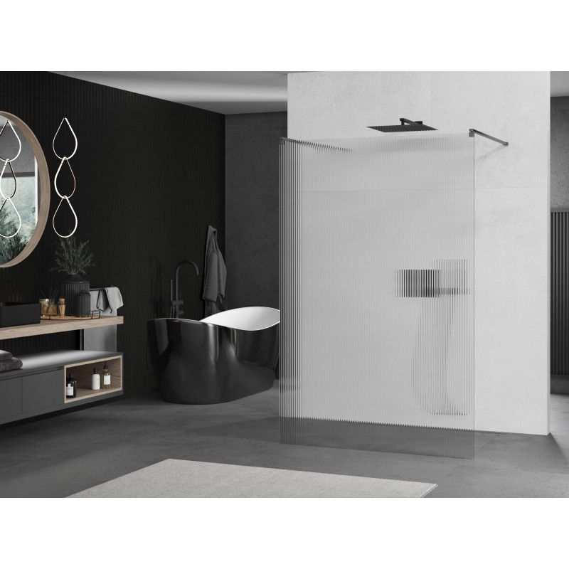Ścianka prysznicowa Mexen Kioto gun gray 130x200 cm  800-130-002-66-09 1 szt.