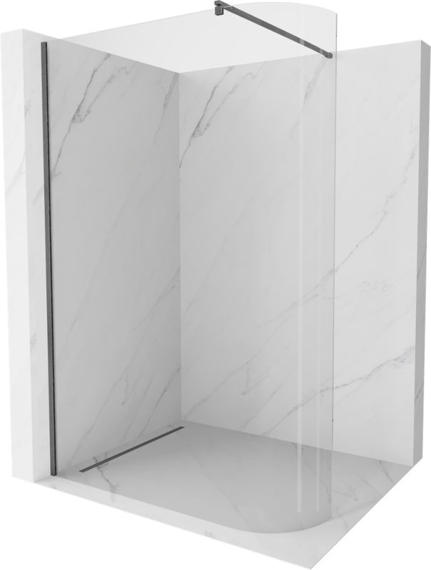Ścianka prysznicowa Mexen Kioto gun gray 150x200 cm  800-150-101-66-06 1 szt.