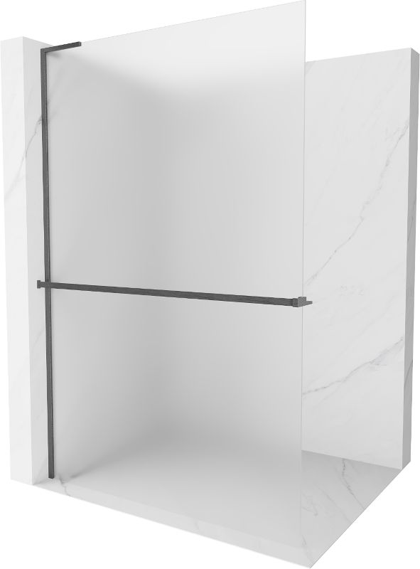 Ścianka prysznicowa Mexen Kioto+ gun gray 70x200 cm  800-070-123-66-301 szt.