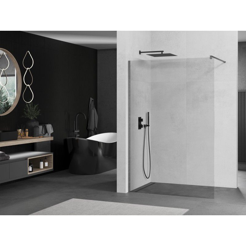 Ścianka prysznicowa Mexen Kioto gun gray 90x200 cm  800-090-101-66-00 1 szt.