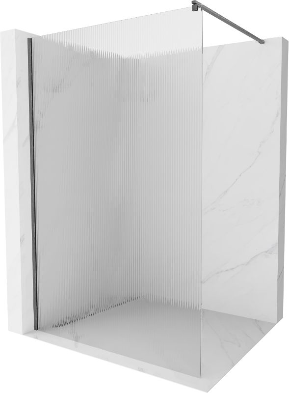Ścianka prysznicowa Mexen Kioto gun gray 90x200 cm  800-090-101-66-09 1 szt.