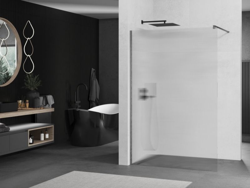 Ścianka prysznicowa Mexen Kioto gun gray 90x200 cm  800-090-101-66-09 1 szt.
