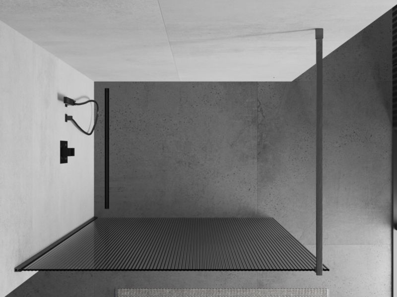 Ścianka prysznicowa Mexen Kioto gun gray 90x200 cm  800-090-101-66-09 1 szt.