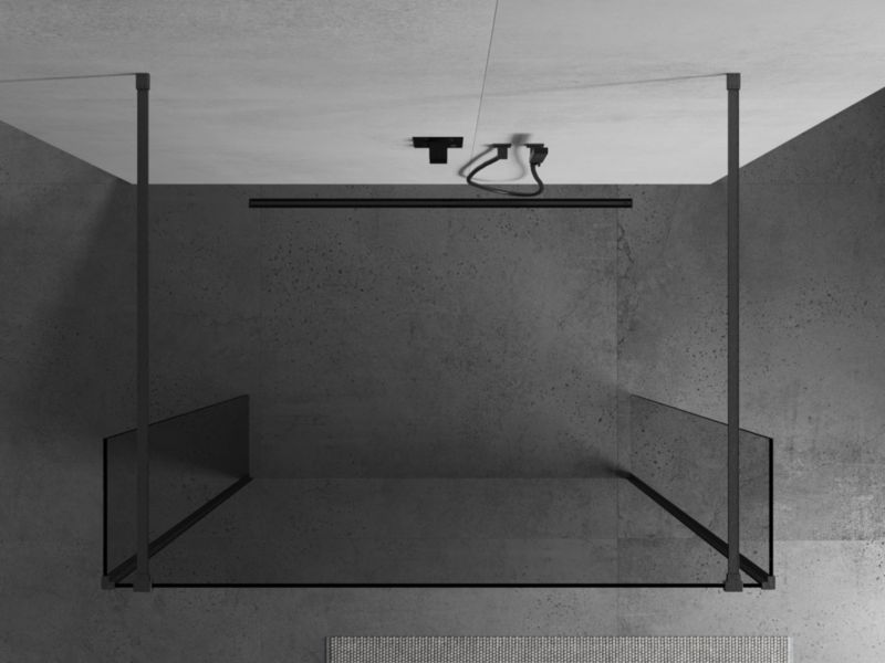 Ścianka prysznicowa Mexen Kioto gun gray szczotkowany 105 x 30 x 30 cm 1 szt.