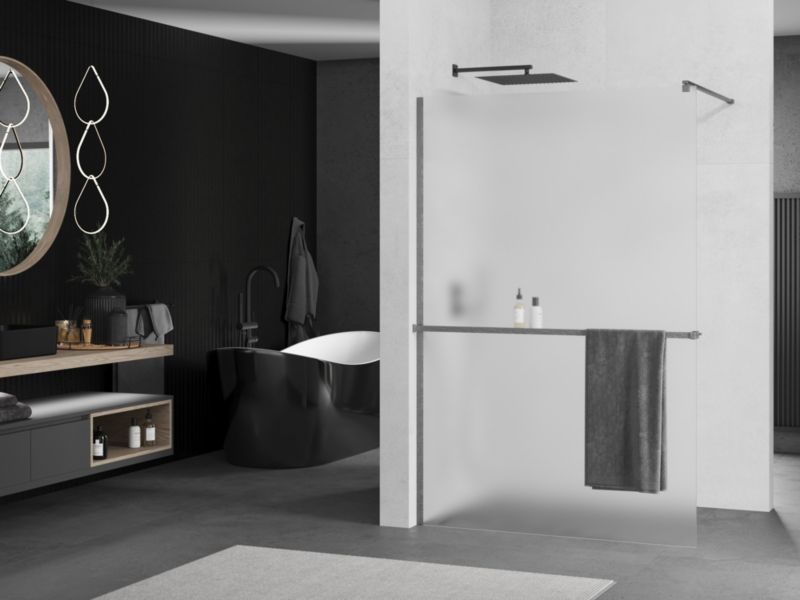 Ścianka prysznicowa Mexen Kioto+ gun gray szron 70x200 cm 1 szt.