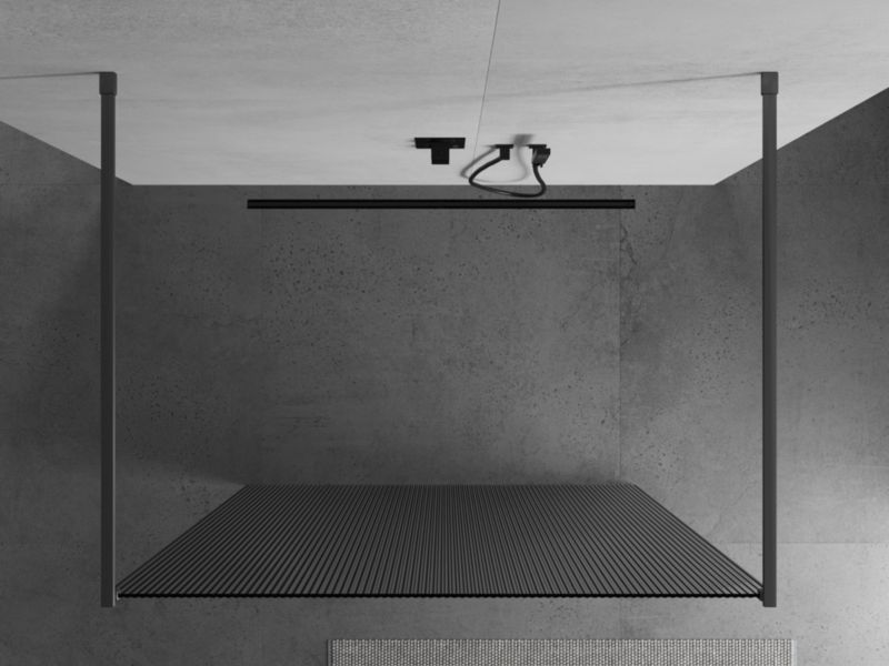 Ścianka prysznicowa Mexen Kioto gun metal 130 x 200 cm  800-130-002-95-091 szt.