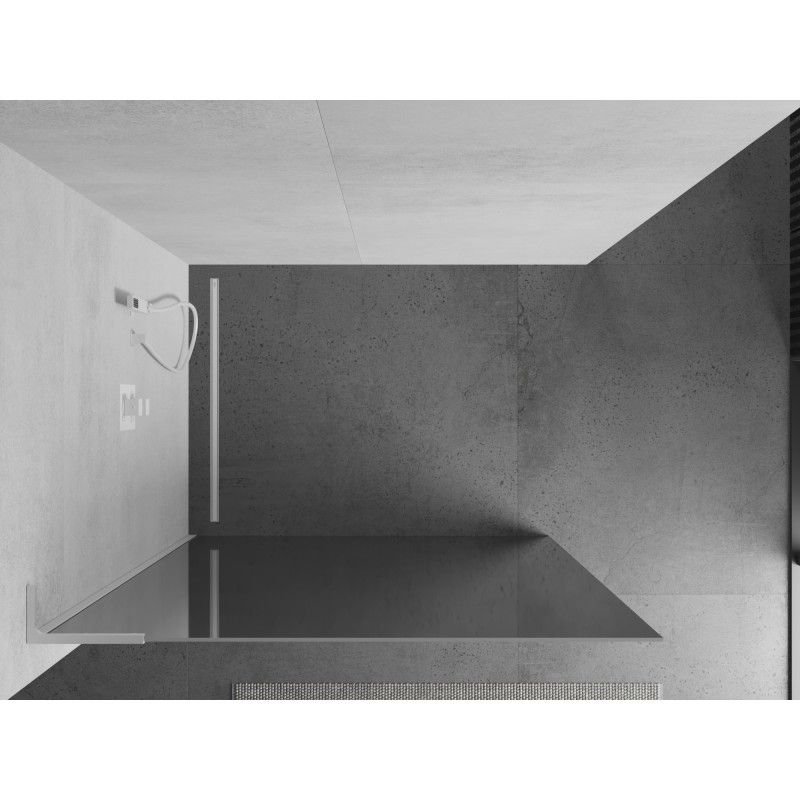 Ścianka prysznicowa Mexen Kioto L biała 100x200 cm 1 szt.