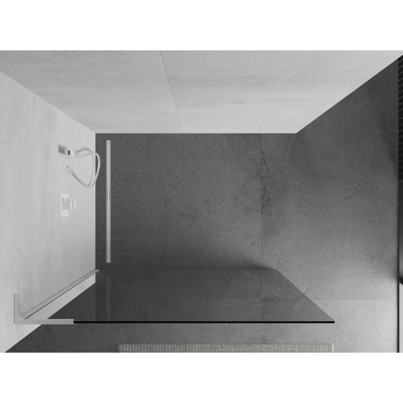 Ścianka prysznicowa Mexen Kioto L biała 115x200 cm 1 szt.