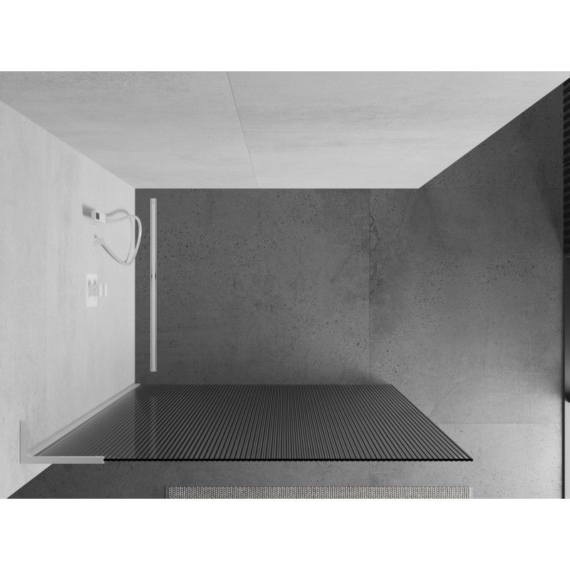 Ścianka prysznicowa Mexen Kioto L biała 120x200 cm 1 szt.