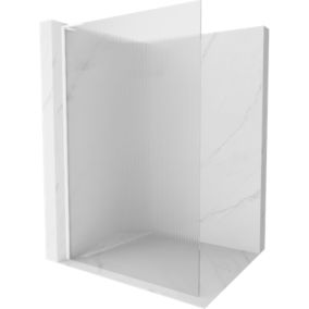 Ścianka prysznicowa Mexen Kioto L biała 90x200 cm 1 szt.
