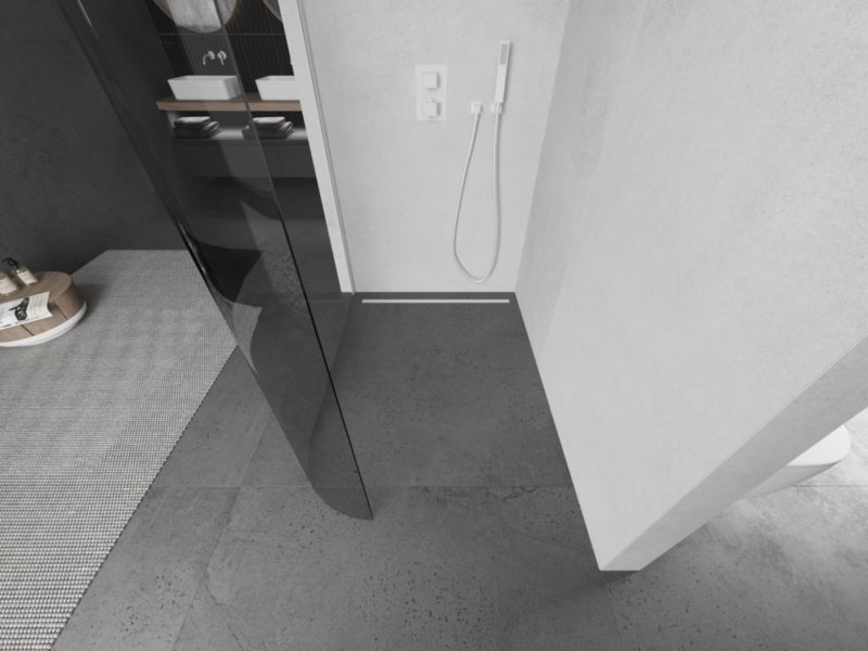 Ścianka prysznicowa Mexen Kioto L biała 90x200 cm  800-090-103-20-06 1 szt.