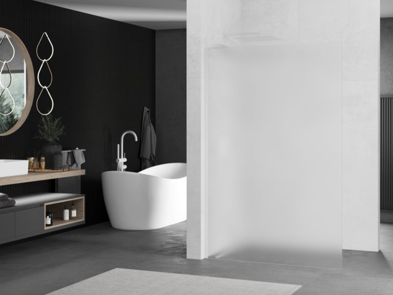 Ścianka prysznicowa Mexen Kioto L biały szron 70x200 cm 800-070-103-20-30 1 szt.