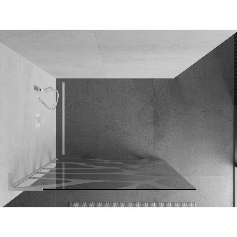 Ścianka prysznicowa Mexen Kioto L biały wzór 110x200 cm 800-110-103-20-97 1 szt.