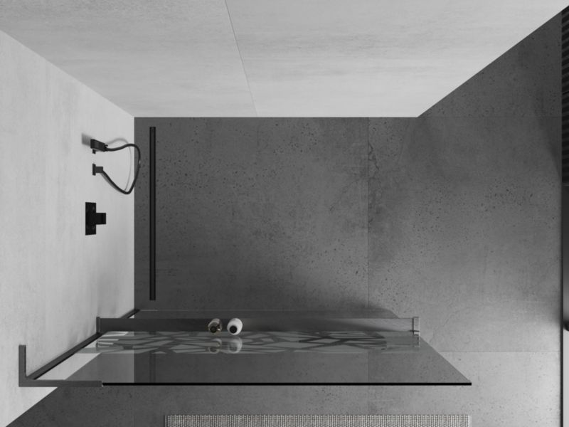 Ścianka prysznicowa Mexen Kioto+ L biały wzór 70x200 cm  800-070-123-66-851 szt.