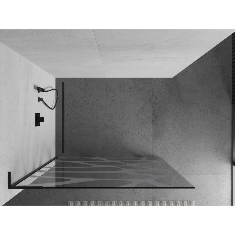 Ścianka prysznicowa Mexen Kioto L biały wzór 90x200 cm  800-090-103-70-97 1 szt.