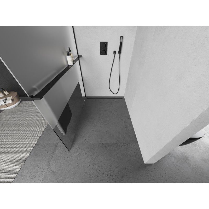 Ścianka prysznicowa Mexen Kioto+ L czarny 90x200 cm 800-090-123-70-35 1 szt.