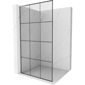 Ścianka prysznicowa Mexen Kioto L czarny wzór 120x200 1 szt.
