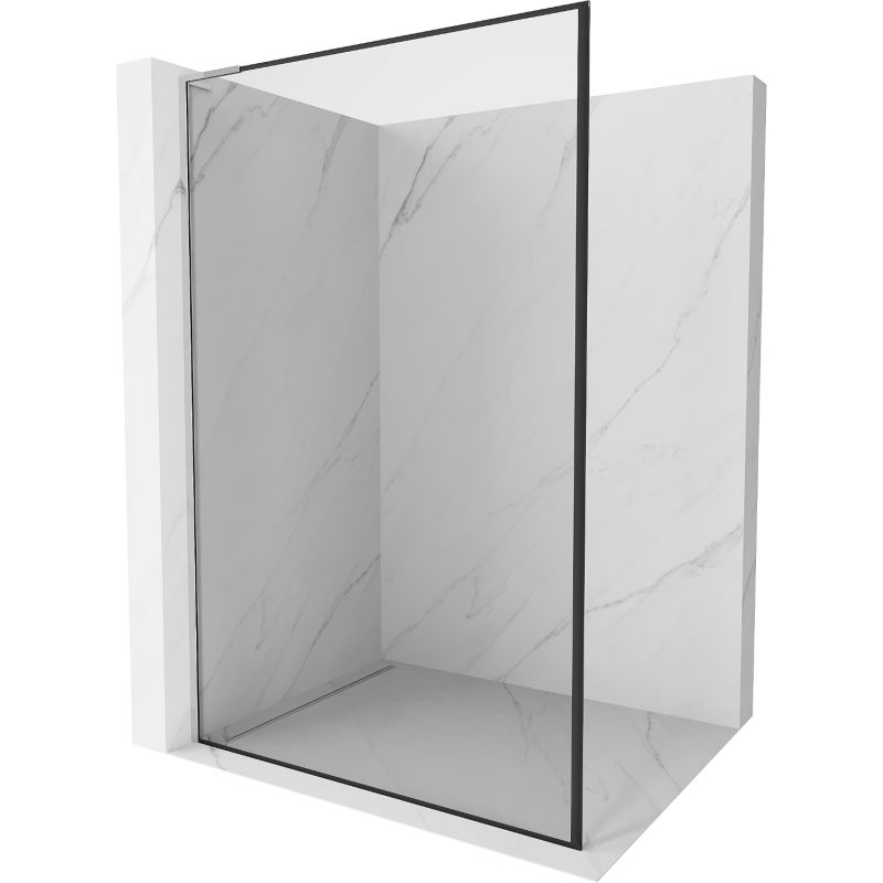 Ścianka prysznicowa Mexen Kioto L czarny wzór 70x200 cm  800-070-103-01-70 1 szt.