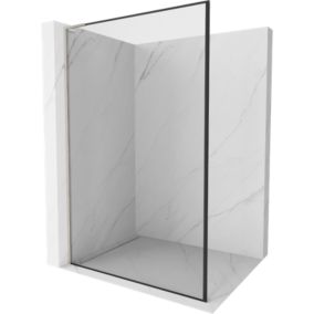 Ścianka prysznicowa Mexen Kioto L czarny wzór 70x200 cm  800-070-103-97-70 1 szt.