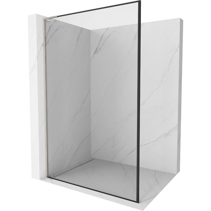 Ścianka prysznicowa Mexen Kioto L czarny wzór 90x200 cm  800-090-103-97-70 1 szt.