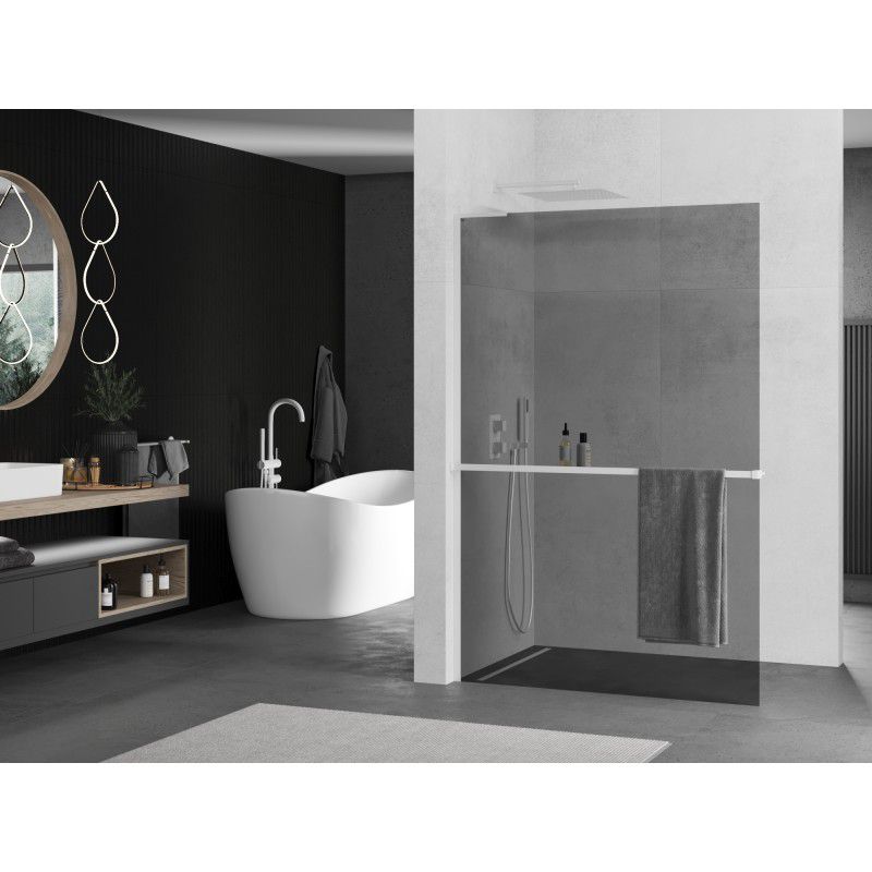 Ścianka prysznicowa Mexen Kioto+ L grafit 100x200 cm  800-100-123-20-40 1 szt.