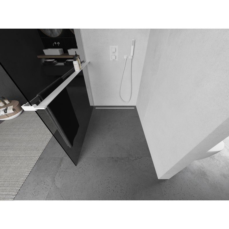 Ścianka prysznicowa Mexen Kioto+ L grafit 100x200 cm  800-100-123-20-40 1 szt.