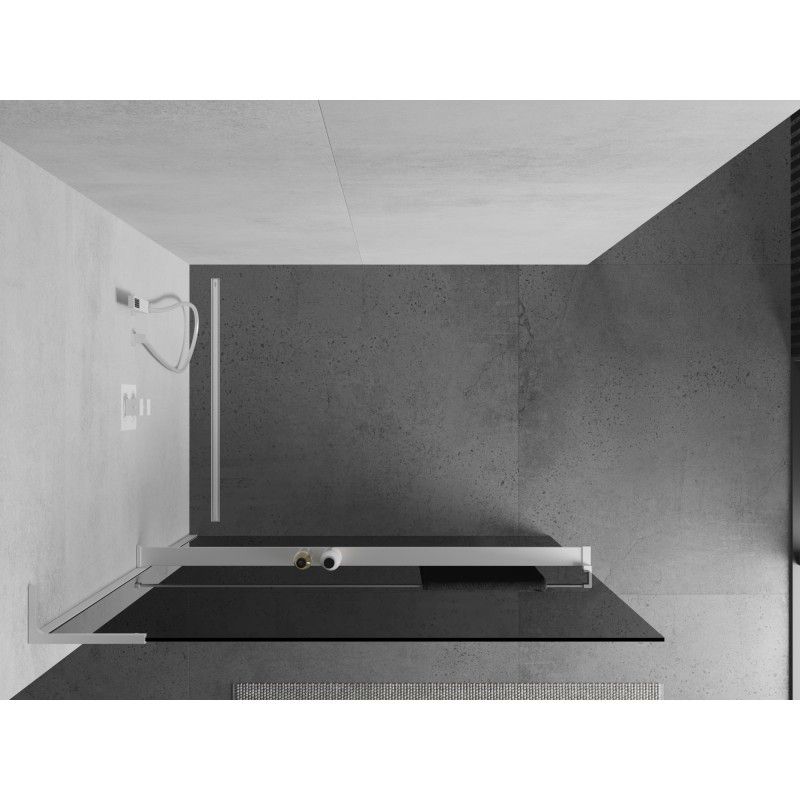 Ścianka prysznicowa Mexen Kioto+ L grafit 100x200 cm  800-100-123-20-40 1 szt.