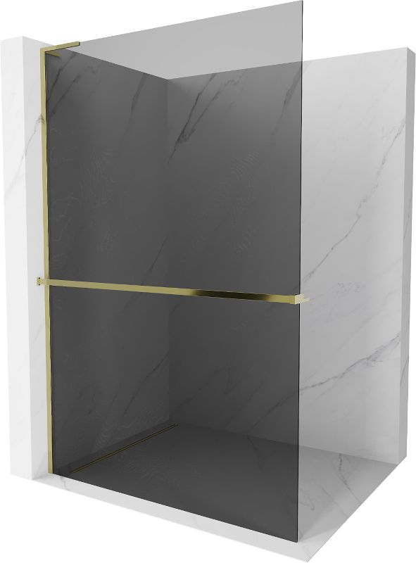 Ścianka prysznicowa Mexen Kioto+ L grafit 120x200 cm  800-120-123-50-40 1 szt.