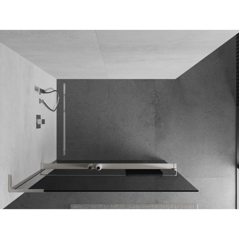 Ścianka prysznicowa Mexen Kioto+ L grafit 80 x 200 cm 1 szt.